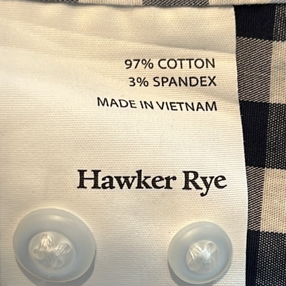 Hawker Rye Blue Checkered Men’s Casual Shirt - Picture 9 of 11